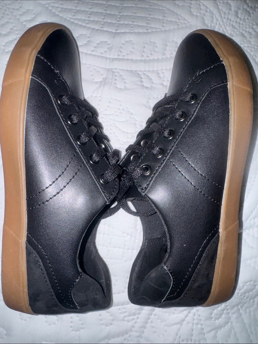 Naturalizer Black Sneakers with Gum Outsole